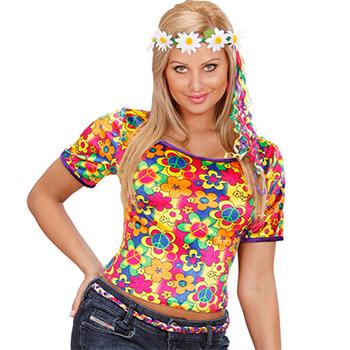 Flower Power Shirt Damen