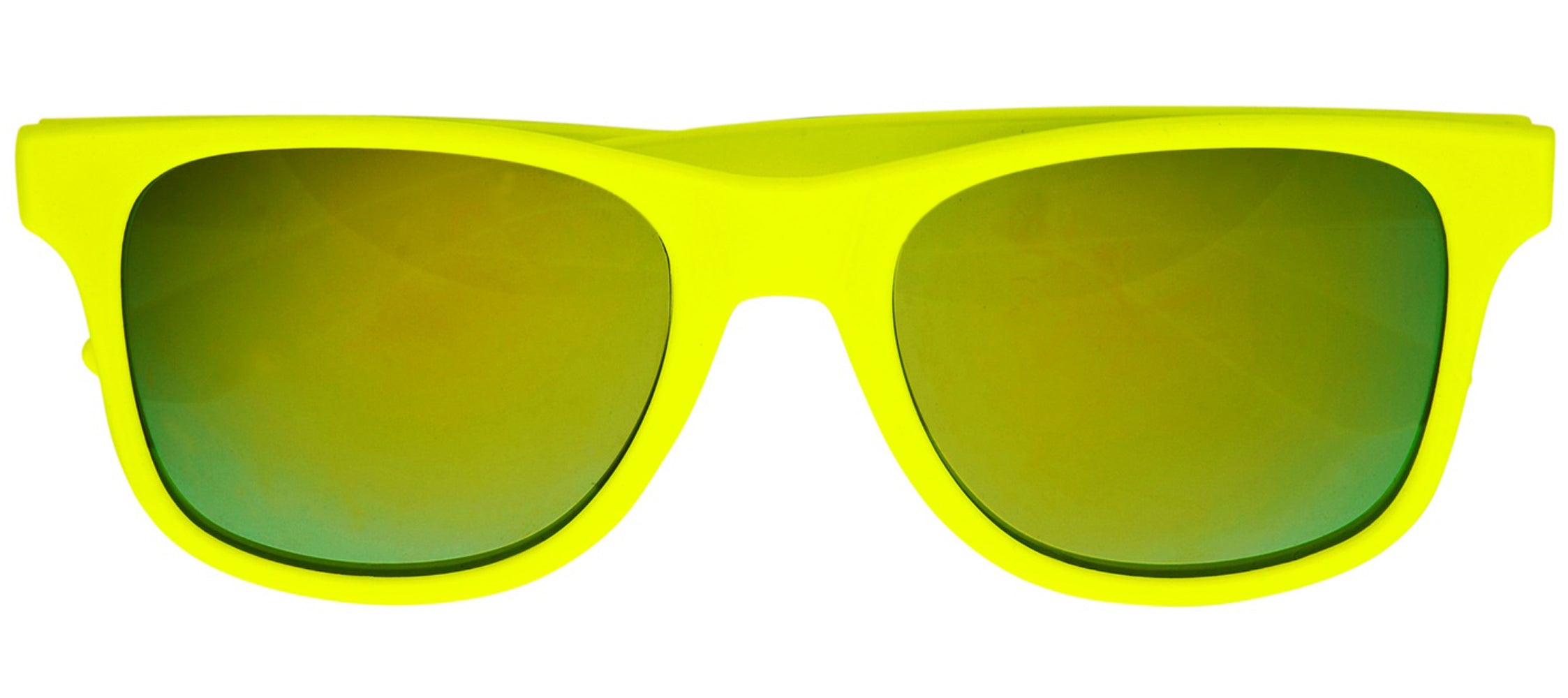 80er Jahre Neon Brille gelb - 1