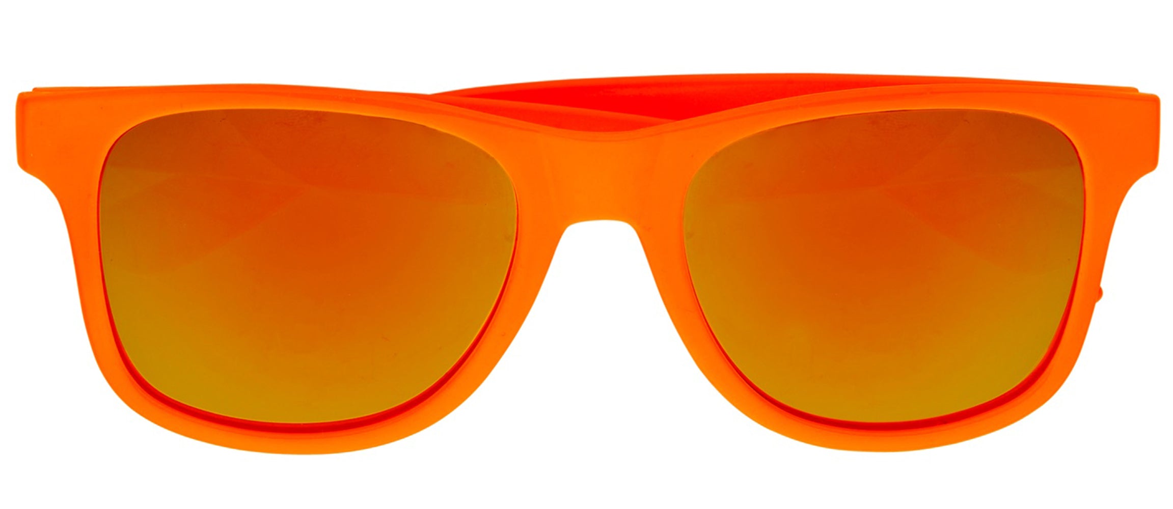 80er Jahre Neon Brille orange - 1