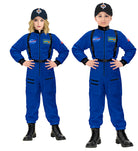 Blauer Astronaut Kinderkostüm - 3