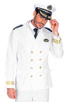 Admiral Kapitänsjacke weiß für Herren - 1