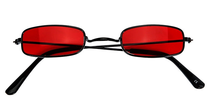 Dracula Brille in rot - 1