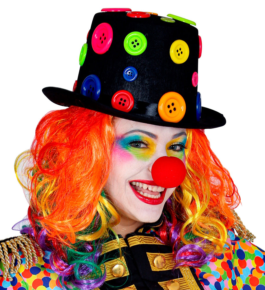 Clownszylinder mit bunten Knöpfen - 3