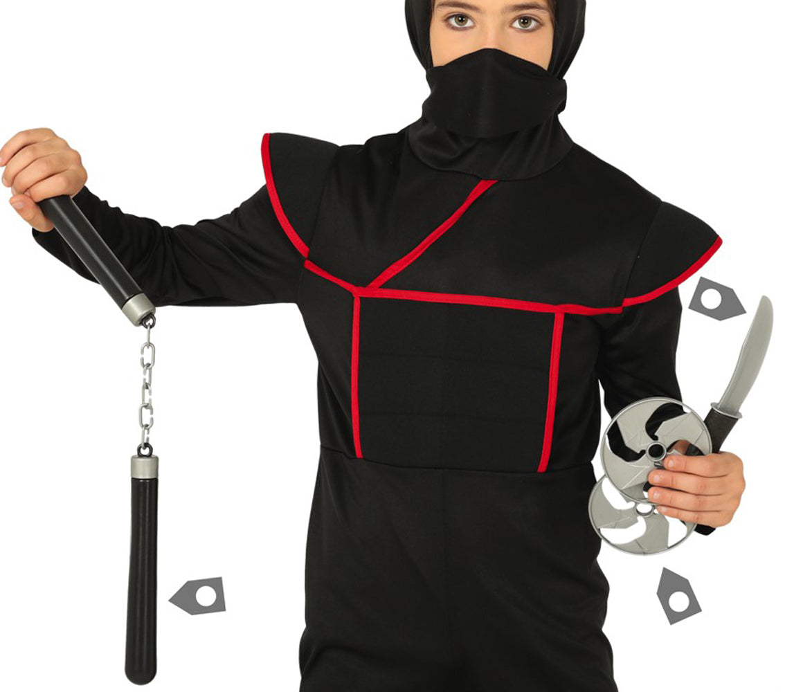 Ninja Zubehör-Set mit Nunchaku für Kinder - 1