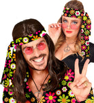 Hippie Neon Flowers Stirnband - 1