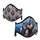 2 Mund-Nase-Masken Addams Family für Kinder - 1