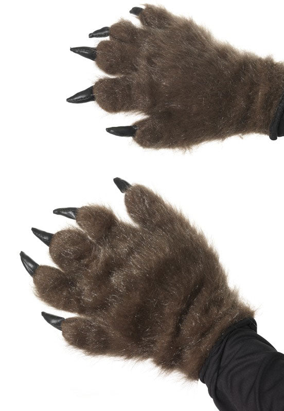 Haarige Werwolf Handschuhe - 1