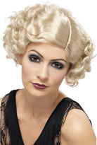 20er Flapper Diva Perücke blond - 1