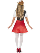 Dirndl Gundel in Rot-Braun - 3