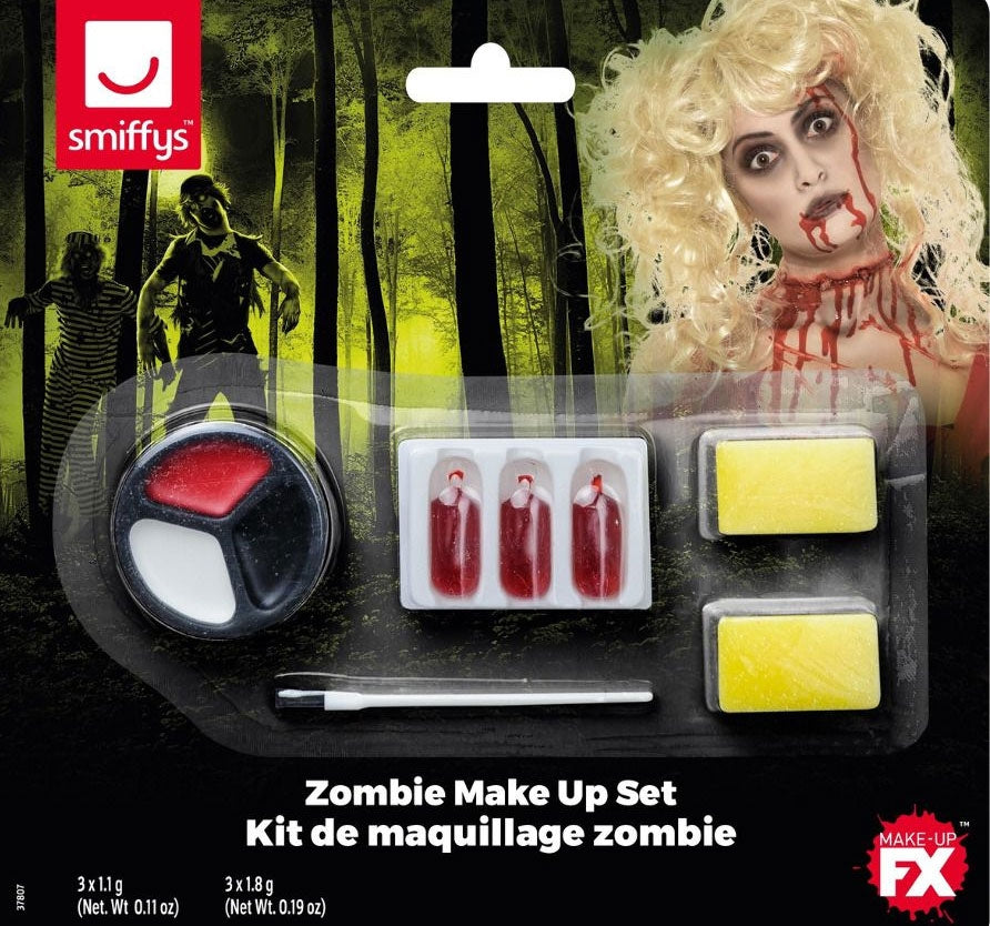 Zombie Make-up-Set 3-teilig - 4