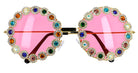 Crystal Flower Power Partybrille - 3