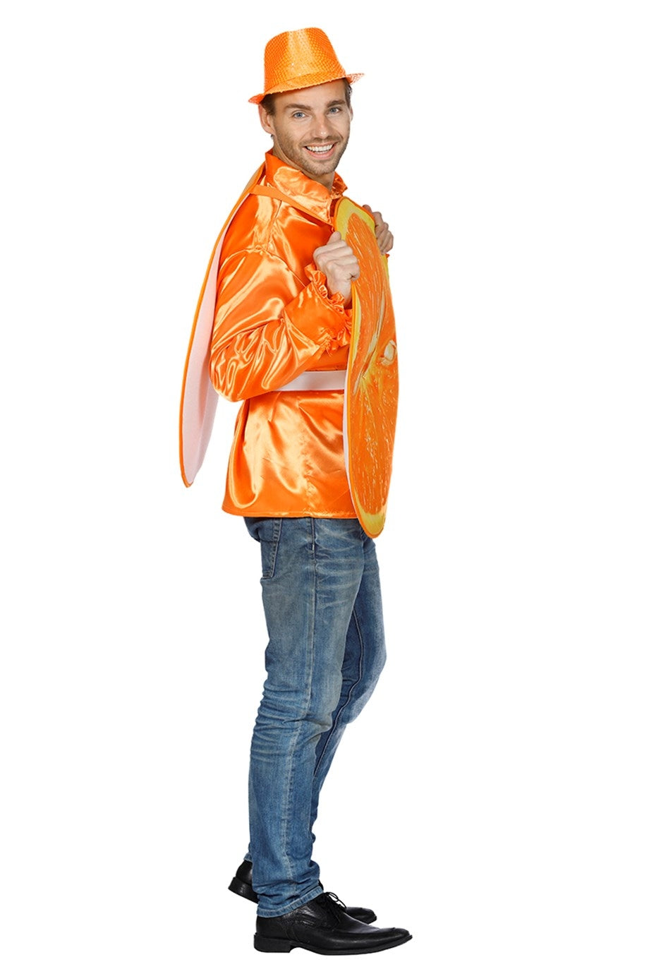 Orange Deluxe Unisex Kostüm - 3