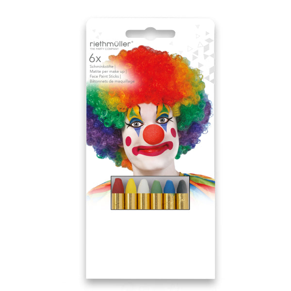 12 Happy Clown Schminkstifte - 1