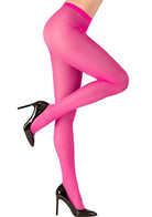 Blickdichte pinkfarbene Strumpfhose 40 DEN - 1