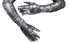 Halloween Handschuhe silber - 1