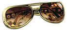 50er Jahre Sonnenbrille gold - 3