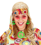 Hippie Peace Schmuckset grün - 4