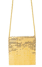 Glamour Glitzer Pailletten Tasche gold - 3