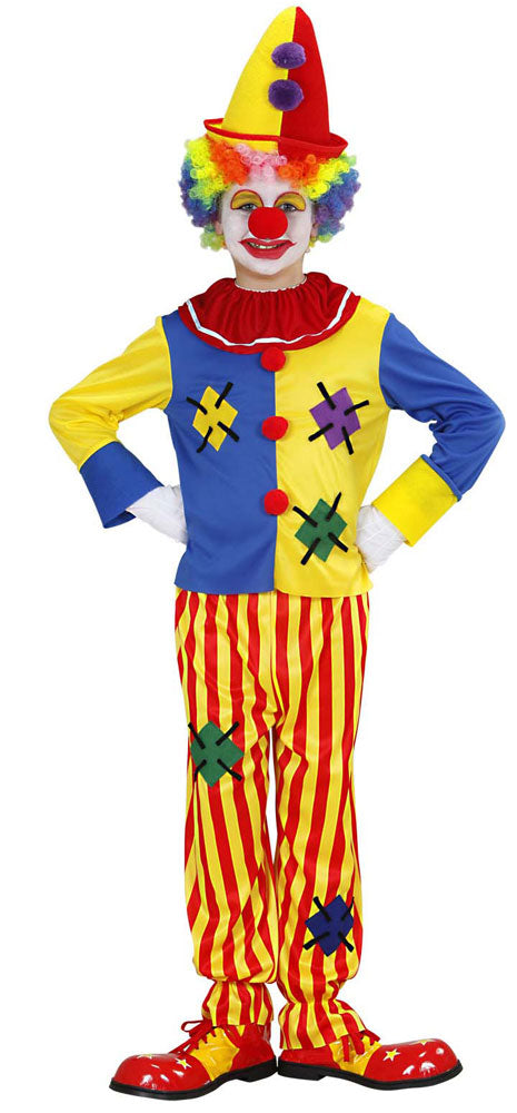 Klassischer bunter Clown Kostüm für Jungen - 2