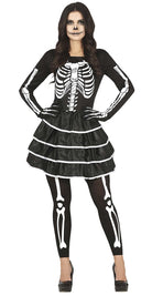 Miss Skeleton Kostüm für Damen - 1