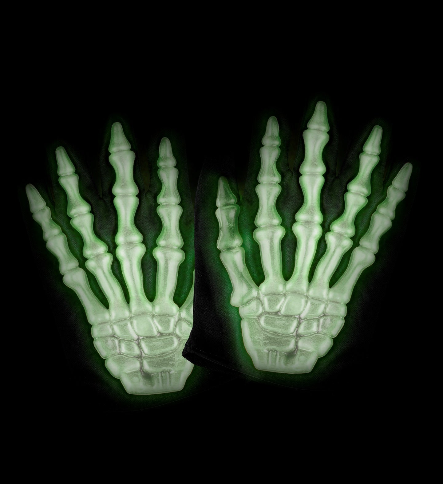 Neon-Skeletthandschuhe 3D - 3