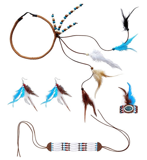 Schmuck Indianer Set 5-teilig - 1