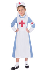 Vintage Nurse Krankenschwester Mädchenkostüm - 1