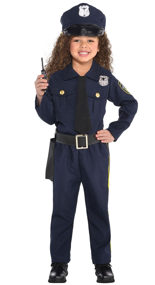 Police Officer Mädchen Kostüm - 1