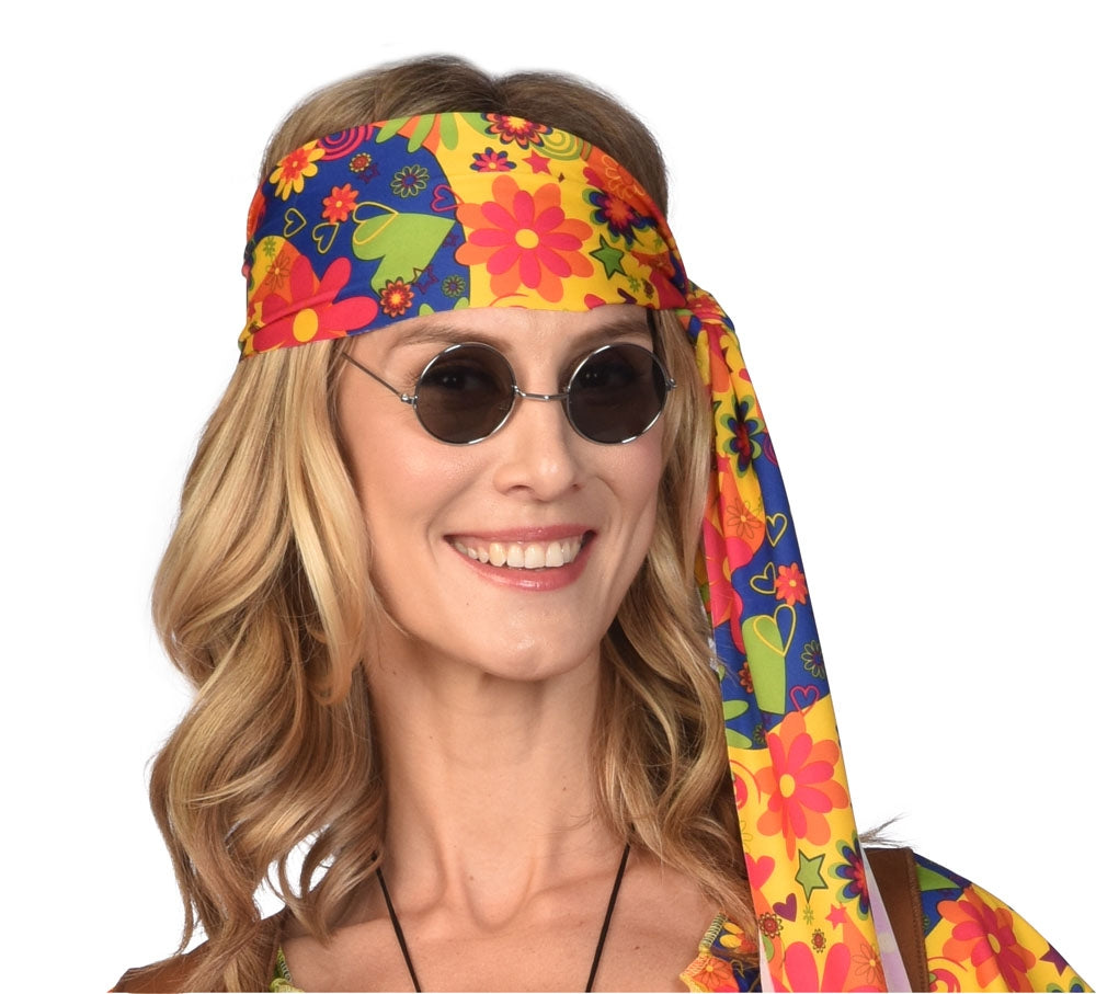 70er Jahre Hippie Brille schwarz - 1