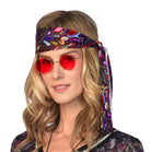 70er Jahre Hippie Brille rot - 2