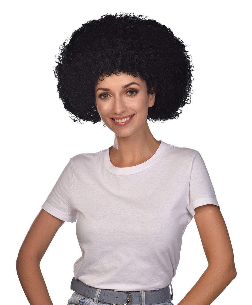 Coole Afro Perücke in Schwarz - 4