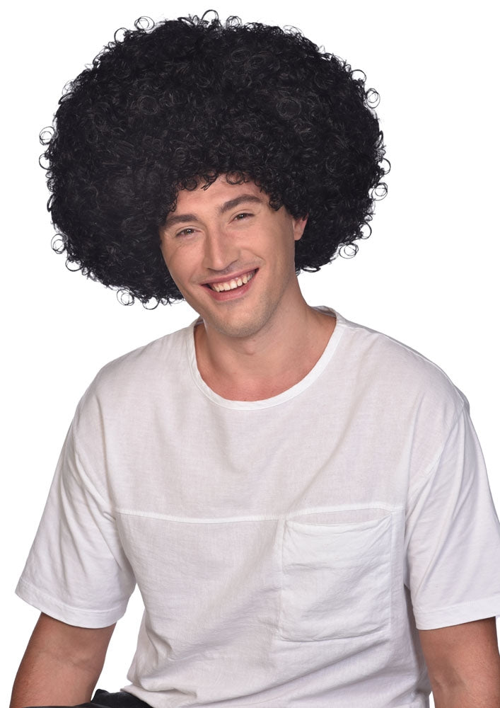 Coole Afro Perücke in Schwarz - 2