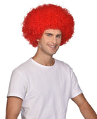 Coole Afro Perücke in Rot - 2