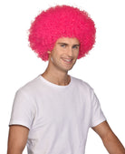 Coole Afro Perücke in Pink - 2