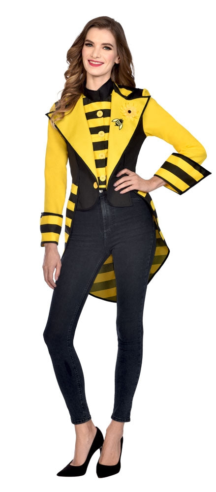 Bienen Frack für Damen Deluxe - 1