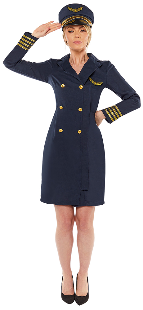 Navy Lady Jane Damenkostüm Deluxe - 2