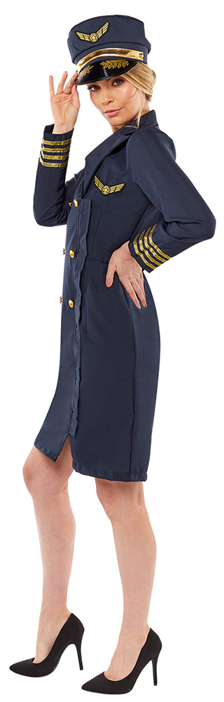 Navy Lady Jane Damenkostüm Deluxe - 3