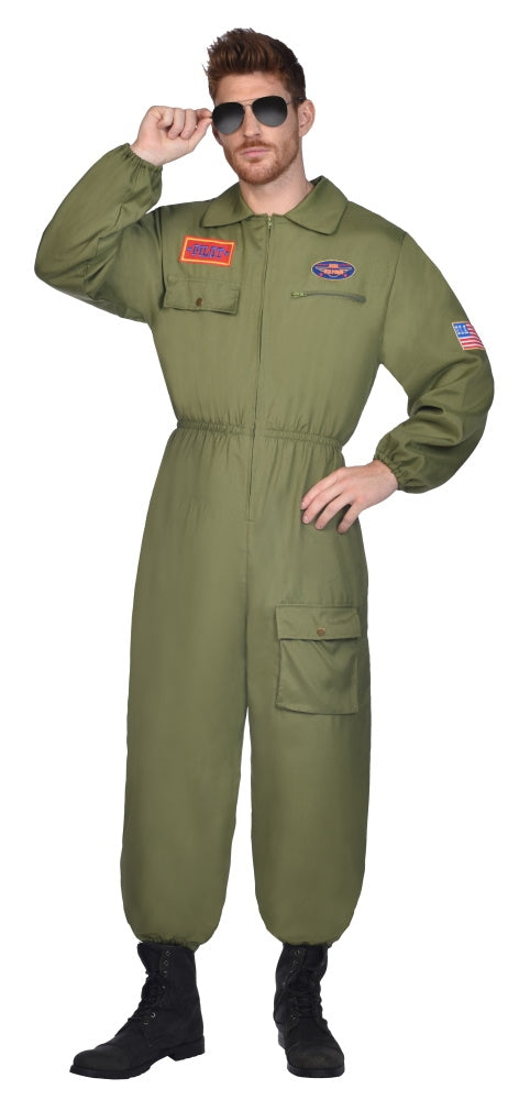 Kampfjet Pilot Overall Herrenkostüm - 3