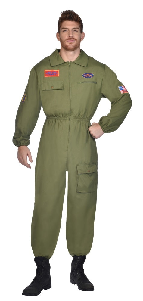 Kampfjet Pilot Overall Herrenkostüm - 1