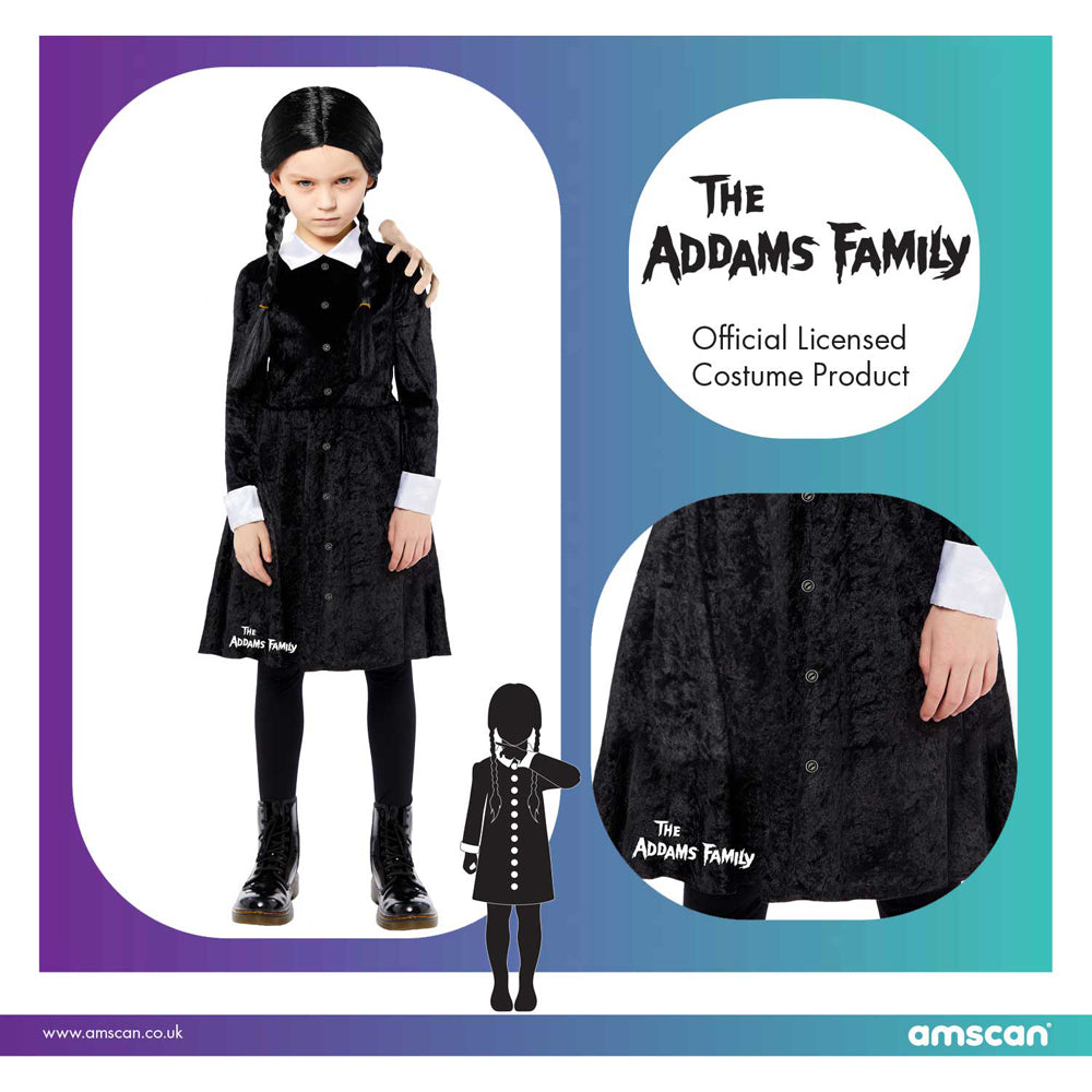 Wednesday Addams Kostüm für Mädchen - 7