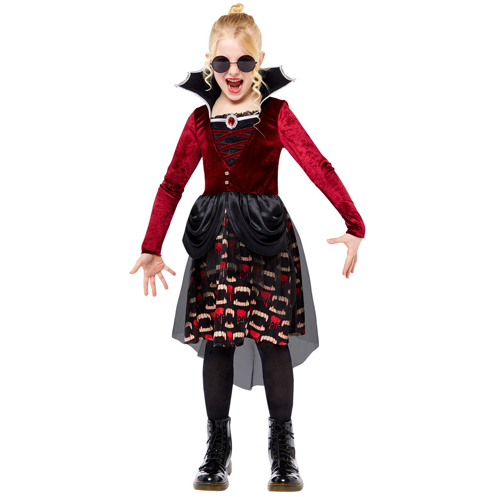 Miss Vampiressa Mädchenkostüm - 2