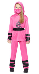 Pink Ninja Girl Mädchenkostüm - 1