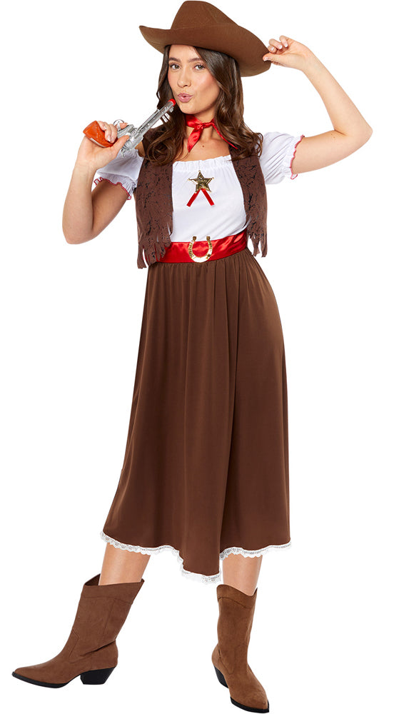 Western Cowgirl Kostüm für Damen - 1