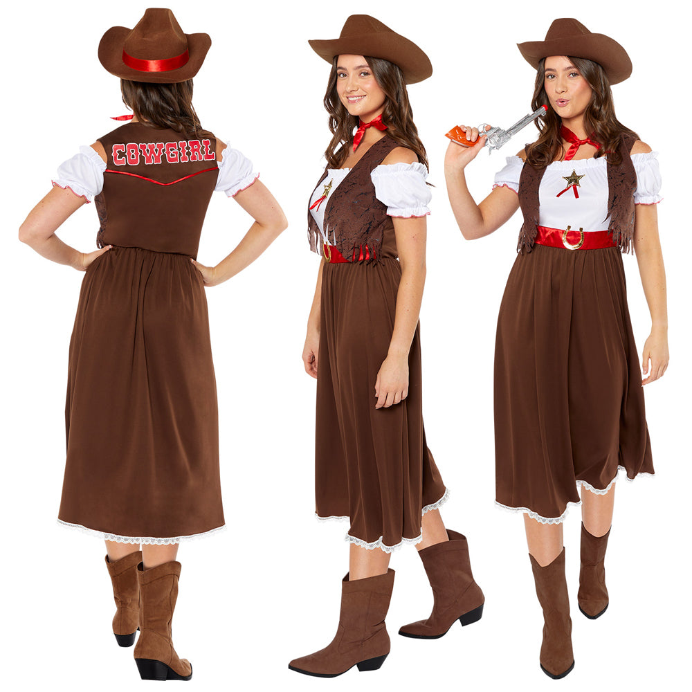 Western Cowgirl Kostüm für Damen - 5