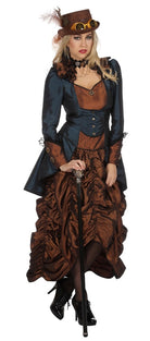 Steampunk Kleid Mary Blue - 1