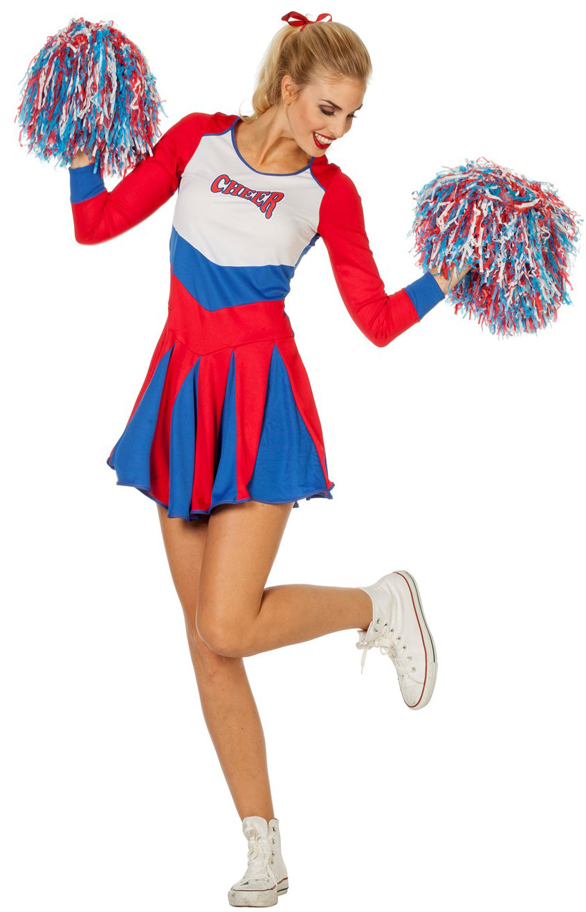 American Cheerleader Girlie Kostüm - 1