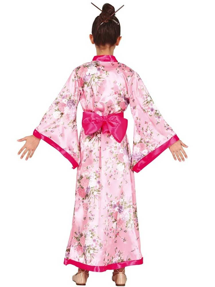 Rosa Kimono Mädchen Kostüm - 2