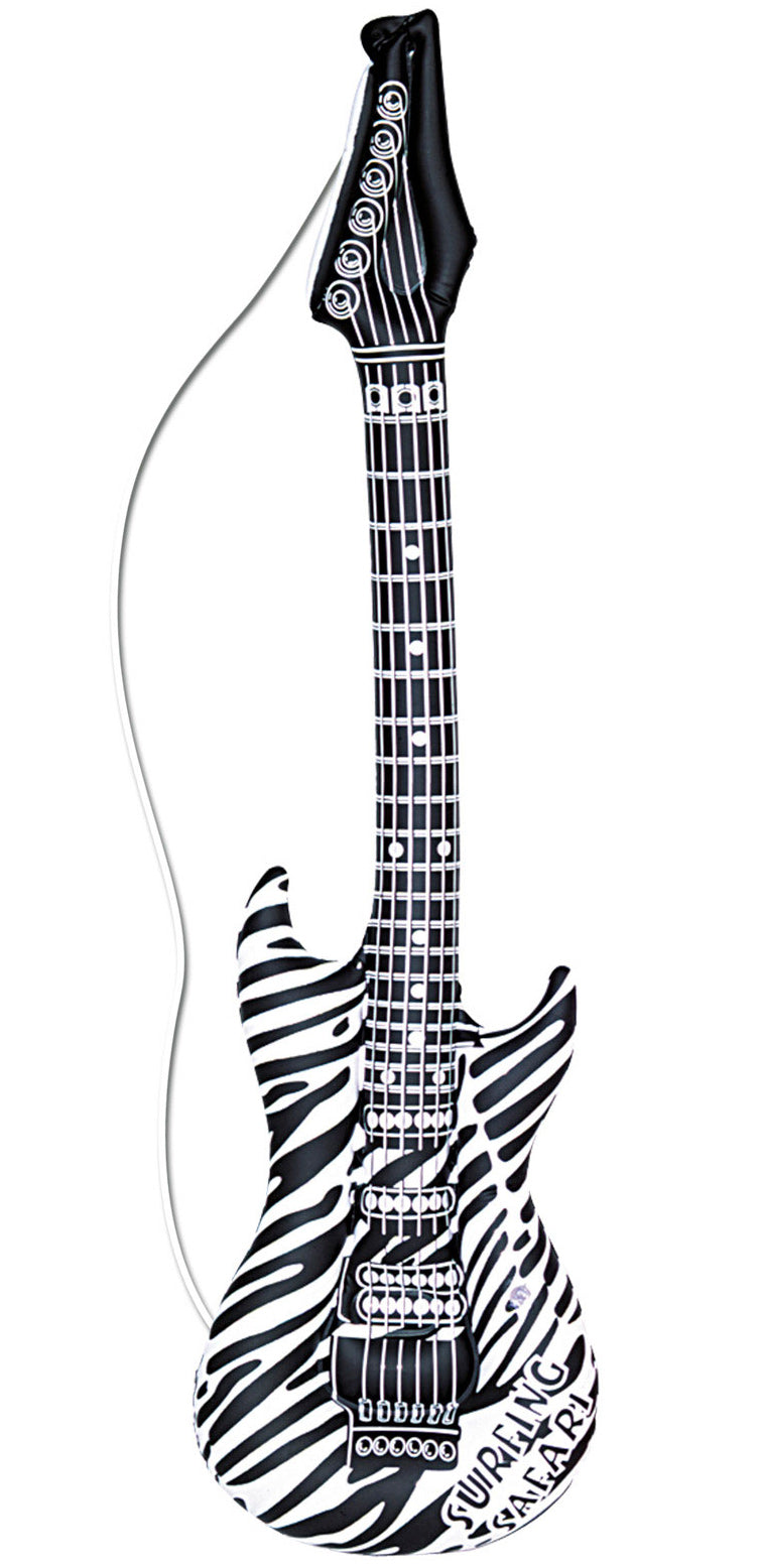 Aufblasbare Gitarre Zebra 105cm - 1