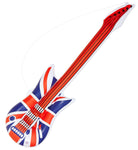 Aufblasbare U.K. Flag Gitarre 107cm 1