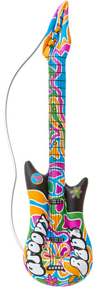 Groovy Hippie Gitarre auflasbar - 1